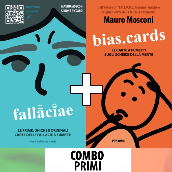 FALLACIAE + BIAS.CARDS: i primi mazzi sulle fallacie e sui bias - versione italiana